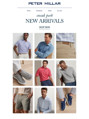 Peter Millar - Your Exclusive First Look At New Styles