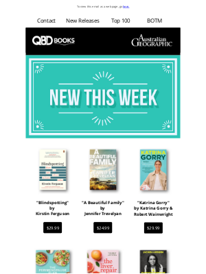 QBD The Bookshop (Australia) - QBD Books: New This Week
