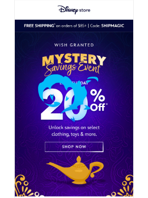 Go.com - ✨ Wish granted! Save 20%, 30% or 40% now!