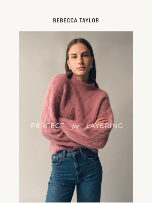 Rebecca Taylor - Wrap Yourself in Chic  Knitwear