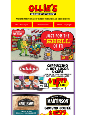 Ollie’s Bargain Outlet - Bursting with Bargains! Hershey's, Glad, Palmolive & More!