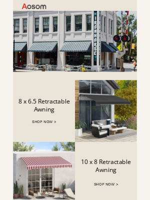 Aosom - Stay Cool & Covered – Top Sun Shade Awning Picks!