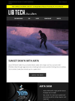 Lib Tech - Sunset Skim'n With Air'n