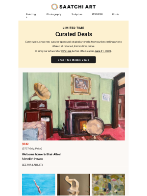 Saatchi Art - Just In: This Week’s Curated Deals