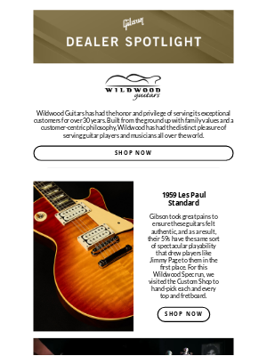 Gibson - Dealer Spotlight: Wildwood Guitars