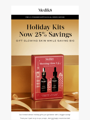 Medik8 - 25% Savings With Our Limited Edition Holiday Gifts