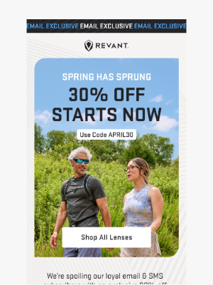 Revant Optics - Exclusive 30% Discount for Our Email Fam!