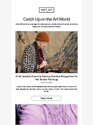 Artsy - At 94, Isabella Ducrot is gaining overdue recognition for her tender paintings
