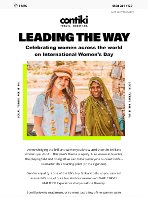 Contiki - Women Who Inspire Us