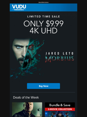 Vudu - Your Saturday Deals Are Here