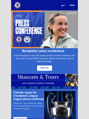 Chelsea Football Club (United Kingdom) - Jeannie, your Official Chelsea FC Newsletter is here...