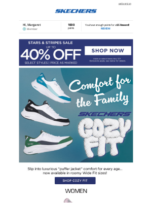 SKECHERS - Luxurious Comfort for Everyone