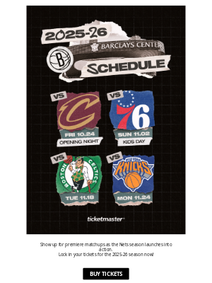 Brooklyn Nets - Big Games. Big Energy.