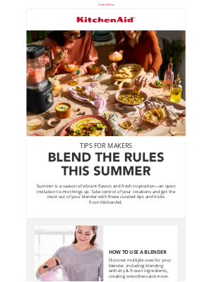 KitchenAid - Blend the rules this summer