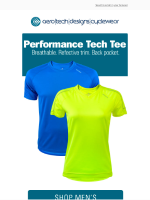 Aero Tech Designs - NEW! TECH TEE for Indoor and Outdoor Cycling