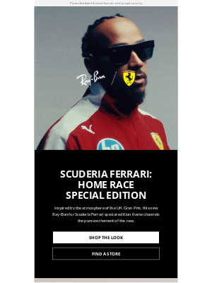 Ray-Ban - Ray-Ban for Scuderia Ferrari Special Edition