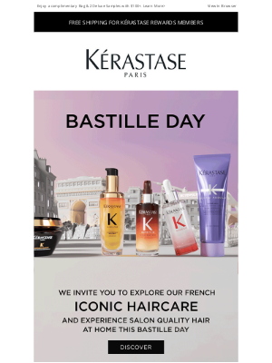 Kérastase - Celebrate Bastille Day with us!