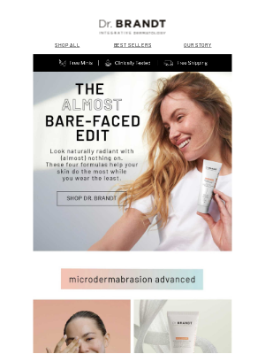 dr. brandt Skincare - Skin So Good, You'll Skip Makeup - The Best Barely-There Routine
