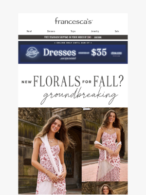 francesca's - Bloom Into Fall With $35 Dresses 🌻👗
