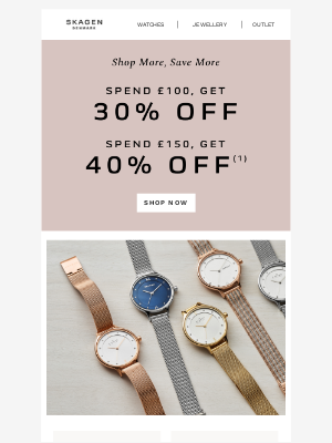 Skagen - Save Up to 40% Off Now!