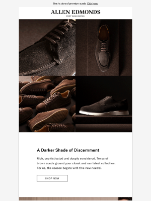Allen Edmonds - The rich, new shades made for fall