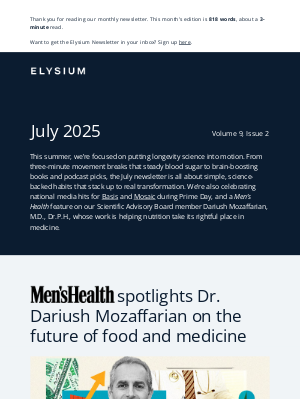Elysium Health - Three minutes to lower blood sugar ⏰