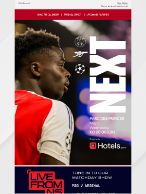 Arsenal - Ready to give everything.
