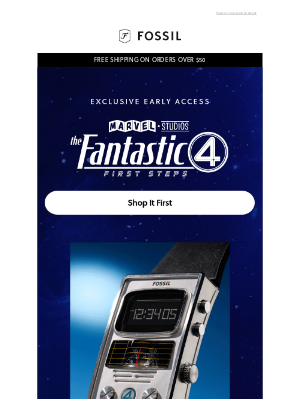 Fossil - 🚀 Shop It First: Fantastic Four x Fossil