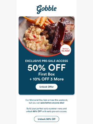Gobble - EARLY ACCESS: Memorial Day Sale!