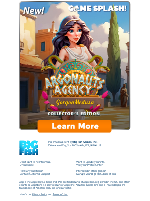 Big Fish Games - ⚔️ NEW Argonauts Agency! 🏹