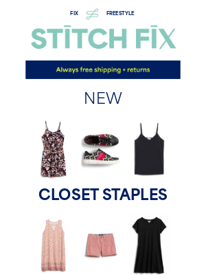Stitch Fix - Hey, it’s your style solution