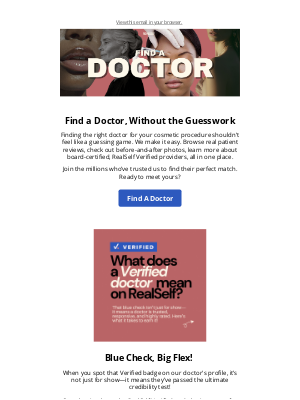 RealSelf - Find a Doctor, Without the Guesswork