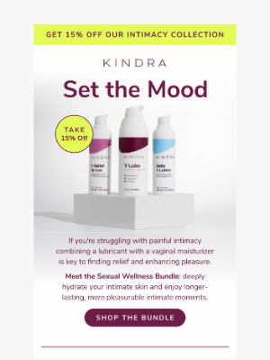 Kindra - Spark pleasure & hydrate intimate skin 💕