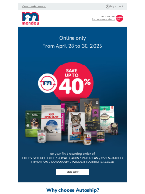 Mondou (Canada) - Save up to 40% on your order 💸