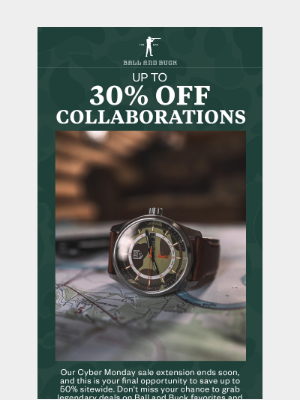 Ball and Buck - Up to 30% OFF Exclusive Ball and Buck Collaborations - Limited Time Remaining!