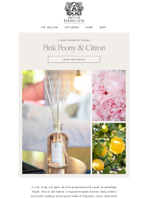 Antica Farmacista - A Fresh Take on Florals
