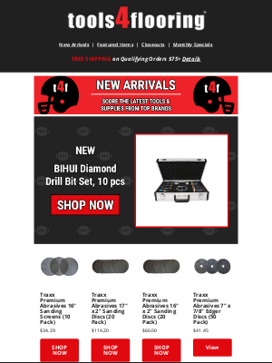 Tools 4 Flooring - 🏈 Score big with these new arrivals!