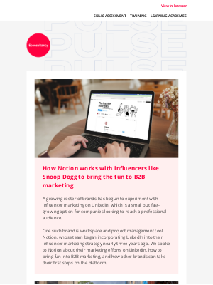 Econsultancy - How Notion works with influencers like Snoop Dogg to bring the fun to B2B marketing