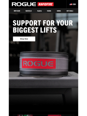 Rogue Fitness - Support For Your Biggest Lifts