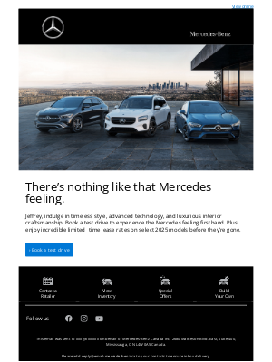 Mercedes-Benz (Canada) - Ready to Make it Mercedes, Jeffrey?