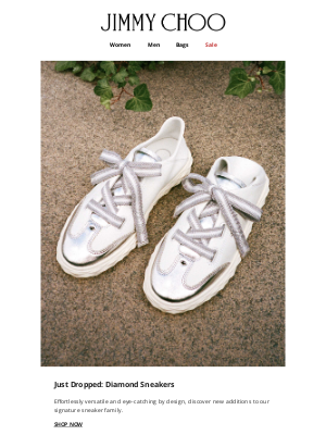Jimmy Choo - Just Dropped: Diamond Sneakers