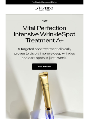 Shiseido - ✨ Meet NEW Vital Perfection Intensive WrinkleSpot Treatment
