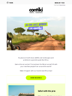 Contiki (India) - No One Does Africa Like Contiki