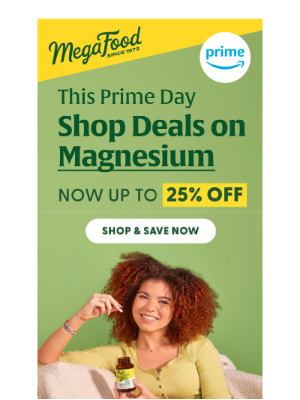 MegaFood - Prime Day Picks: Save on Magnesium Must-Haves