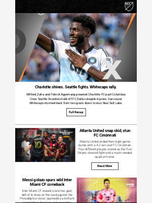 Major League Soccer - Epic comebacks and breakout stars from Matchday 15