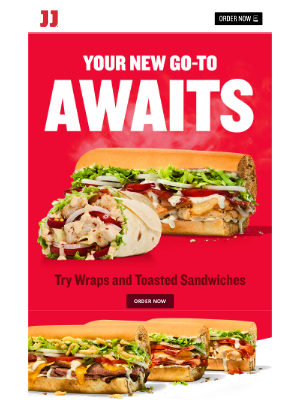 Jimmy John's - Try ❗ ️ NEW TOASTED SANDWICHES & WRAPS ❗ ️
