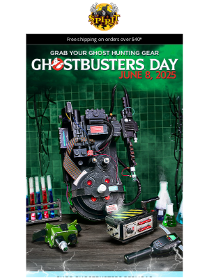Spirit Halloween - 👻 It’s Ghostbusters Day! Gear up.