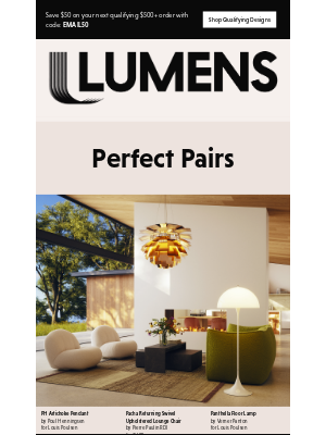 YLiving - Better together. See lighting and furniture duos.