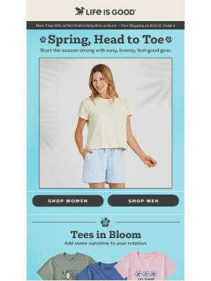 Life Is Good Inc - Your One-Stop Spring Shop