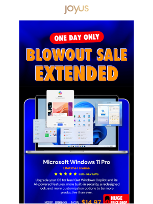 Joyus - Surprise! Our Blowout Sale Got EXTENDED! 🥳